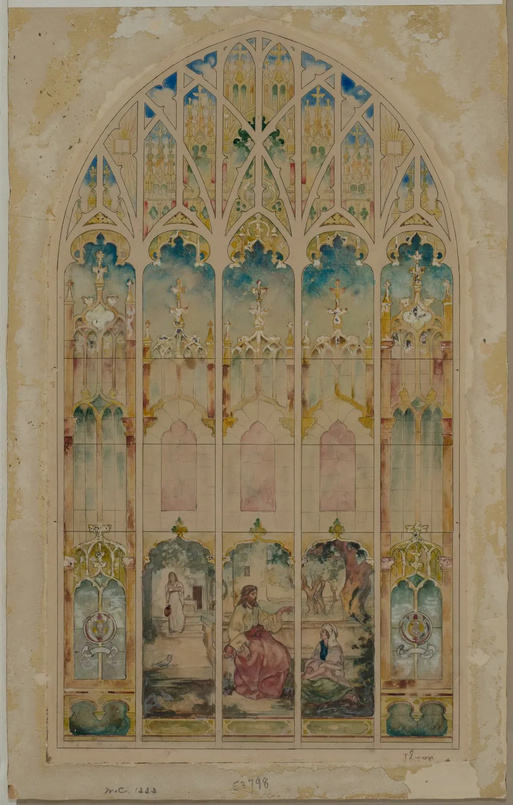 Chapel Window, by John La Farge, 1878