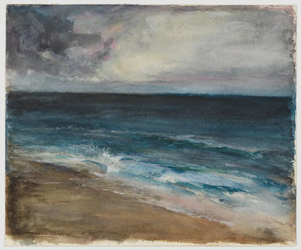 Marine, by John La Farge, watercolor, 1883