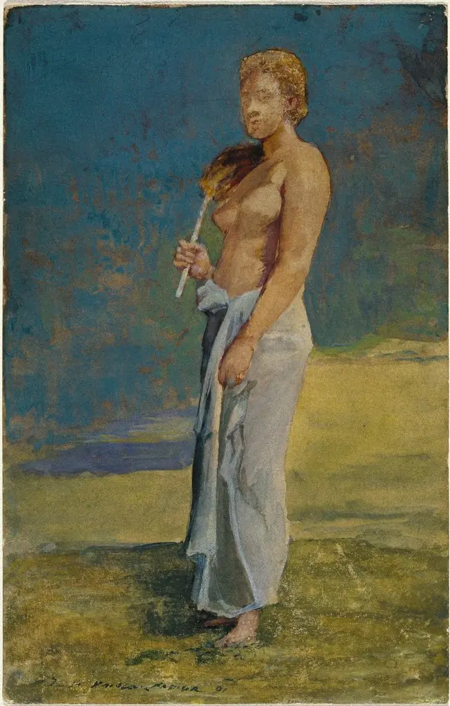 Samoan Lady, by John La Farge