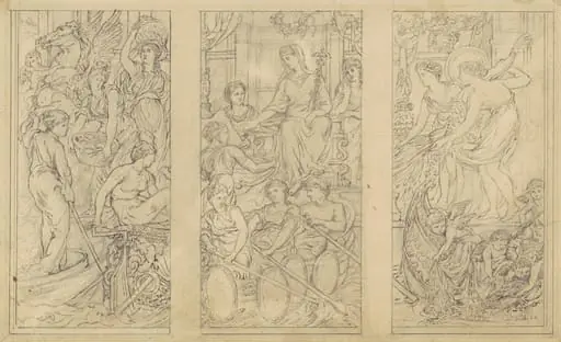 Study for "Commerce", by John La Farge