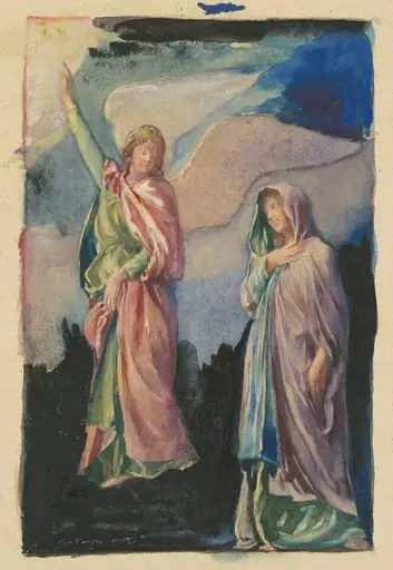 Study for "Faith" and "Hope", by John La Farge