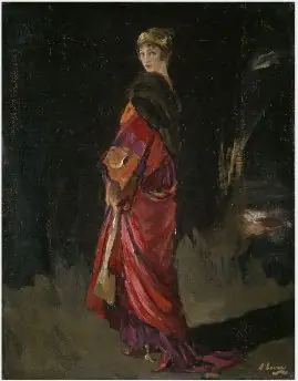 Lady Lavery in an Evening Cloak, by John Lavery