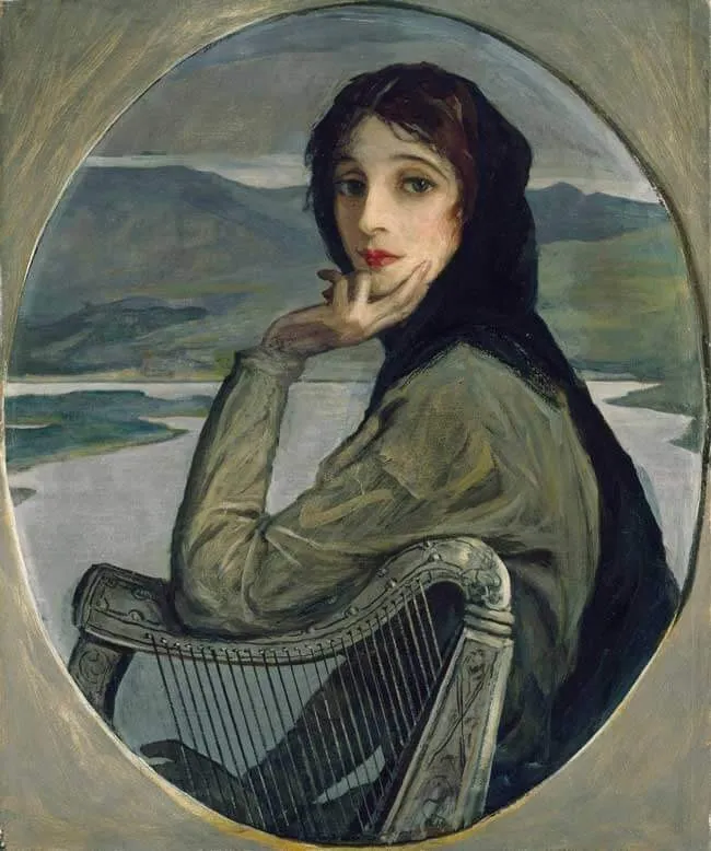 Portrait of Lady Lavery as Kathleen Ni Houlihan, by John Lavery, oil, 1927