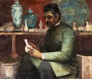 Potter at Work — John Lavery