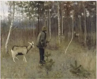 The Return of the Goats — John Lavery