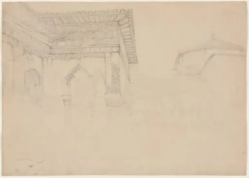 The Court of the Lions, Alhambra, by John Lewis