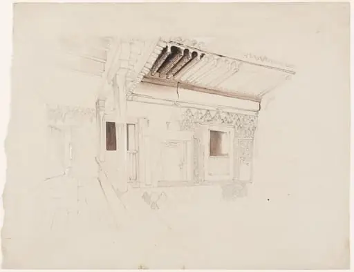 The Court of the Mosque, Alhambra, by John Lewis