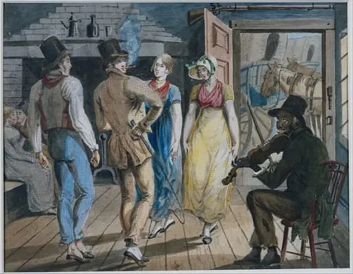 Merrymaking at a Wayside Inn, by John Lewis Krimmel, 1811