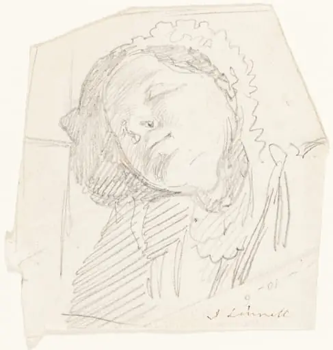 A Woman Resting, by John Linnell