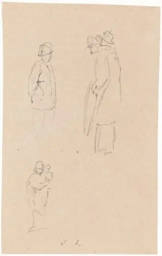 Figure Studies, by John Linnell
