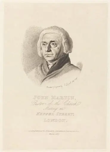 John Martin, by John Linnell