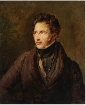 Portrait of William Collins (1788-1847), Artist, by John Linnell, unspecified, 1842