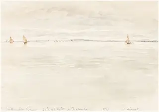 Sailboats on Southampton River