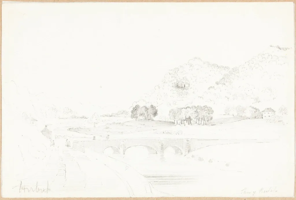 Tan y Bwlch, by John Linnell, graphite, 1837