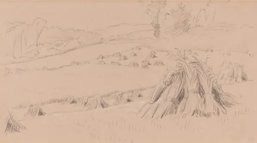 The Harvest Field, by John Linnell