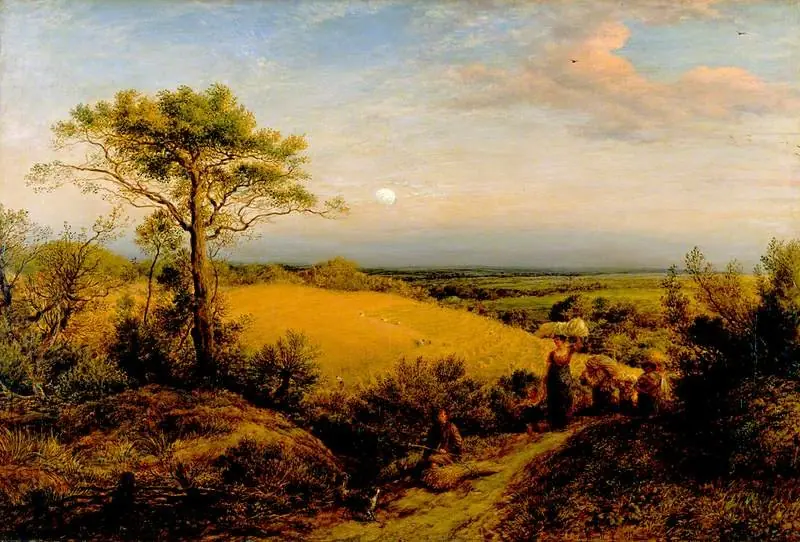 The Harvest Moon, by John Linnell