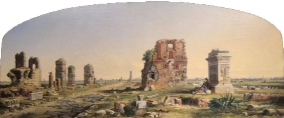 Via Appia, by John Linton Chapman, 1873