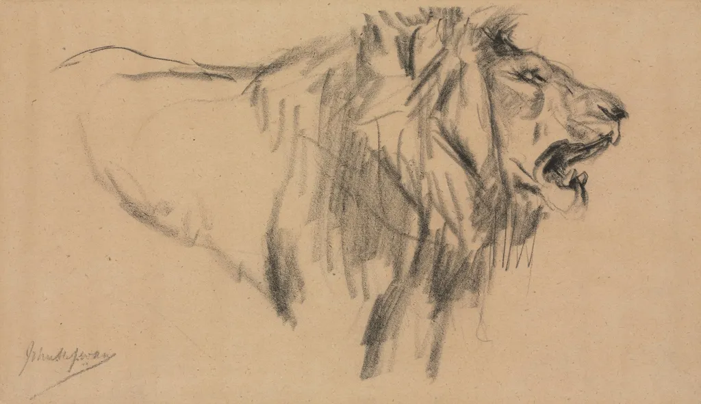 Lion, by John Macallan Swan, 1886