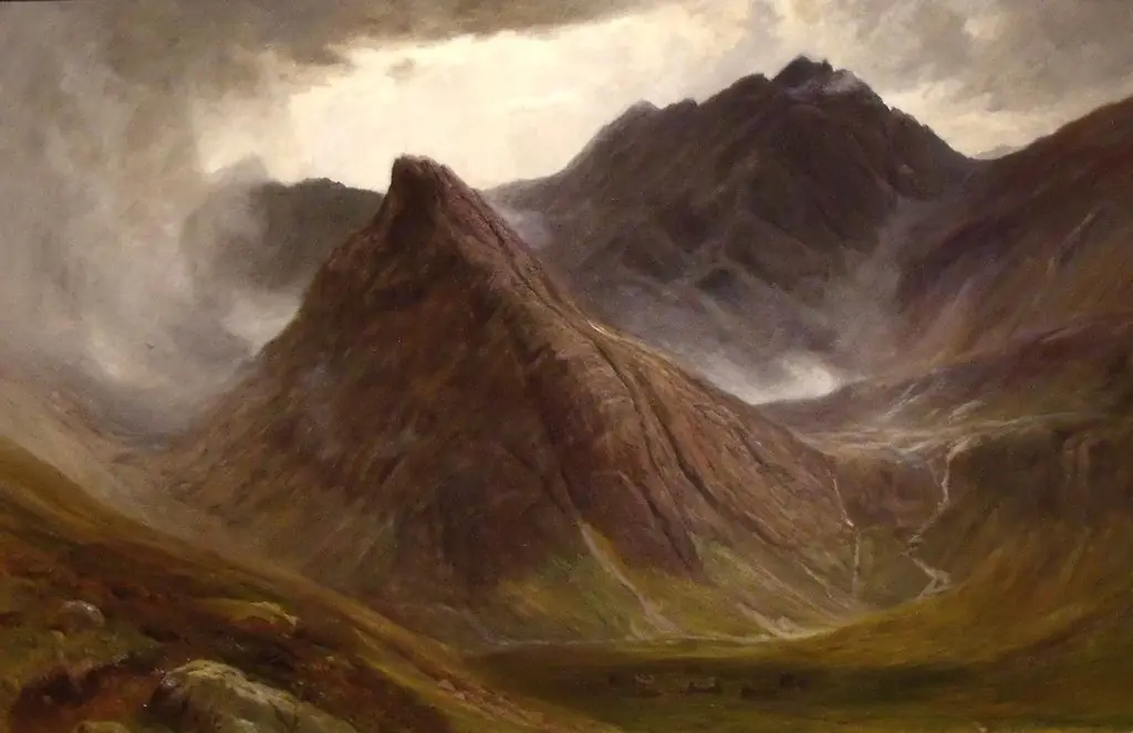 The valley of Slaughter, Skye, by John MacWhirter