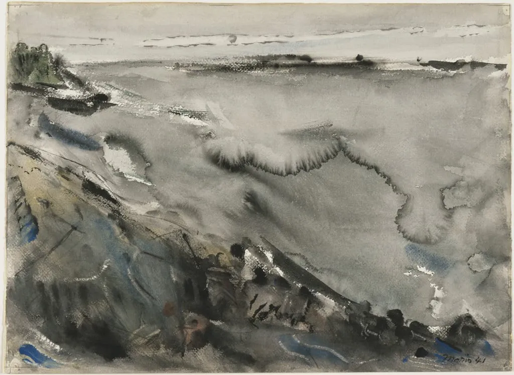 Untitled, by John Marin, watercolor, 1941