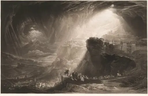 Joshua Commanding the Sun to Stand Still, by John Martin