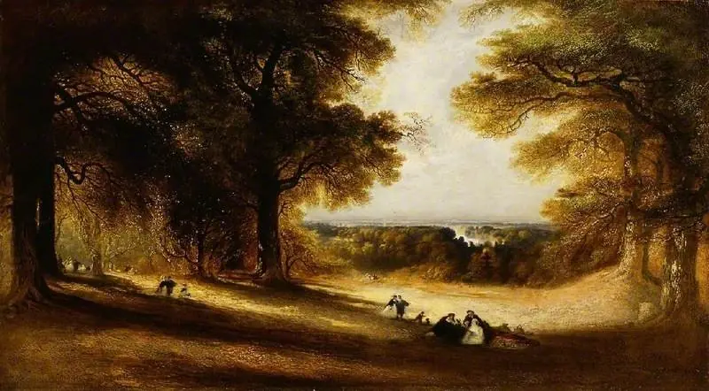 Landscape: View in Richmond Park, by John Martin