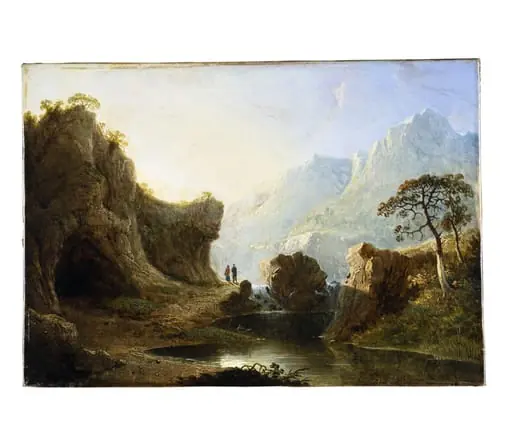 Mountain Landscape with Rocks, by John Martin