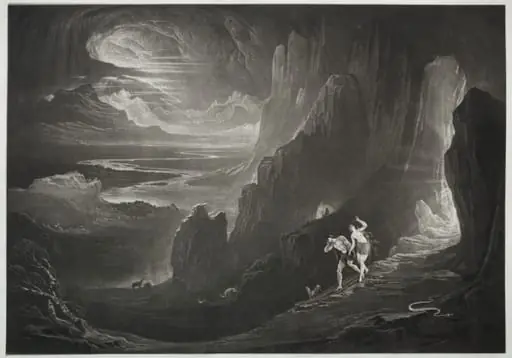 Paradise Lost: Adam and Eve Driven out of Paradise, by John Martin