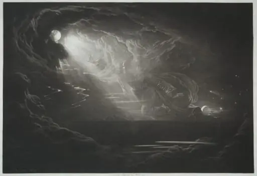 Paradise Lost:  The Creation of Light, by John Martin