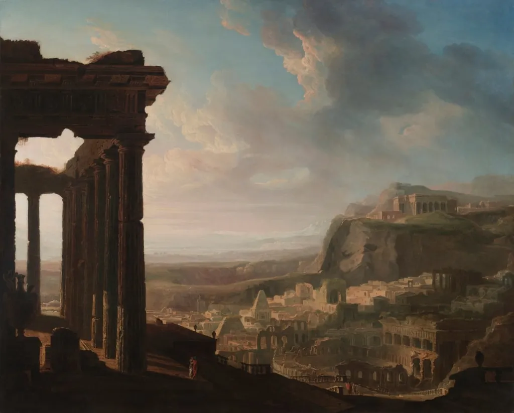 Ruins of an Ancient City, by John Martin, unspecified, 1815