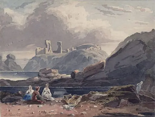 Whitby Abbey, by John Martin