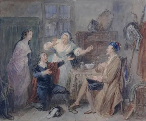 A Scene from Don Quixote, by John Masey Wright