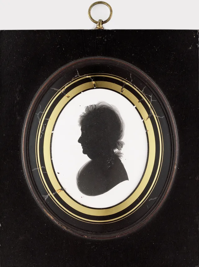Silhouet van een vrouw