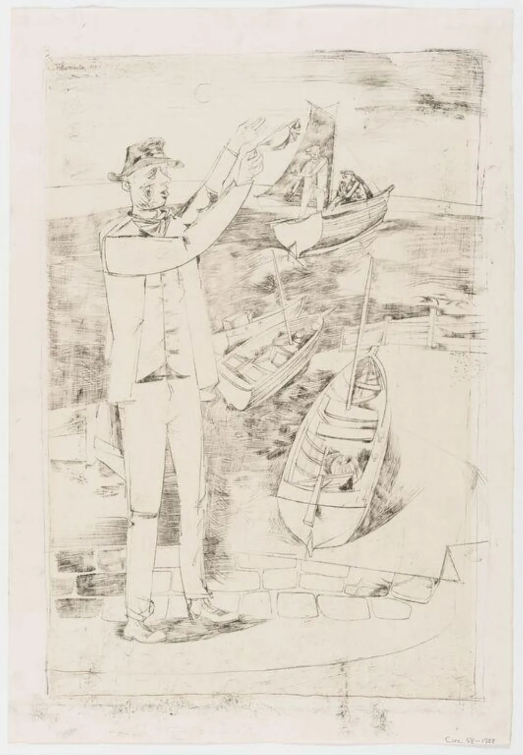 Untitled, by John Minton, 1954
