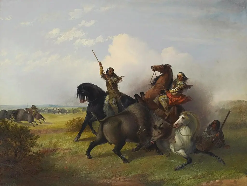 The Buffalo Hunt, by John Mix Stanley