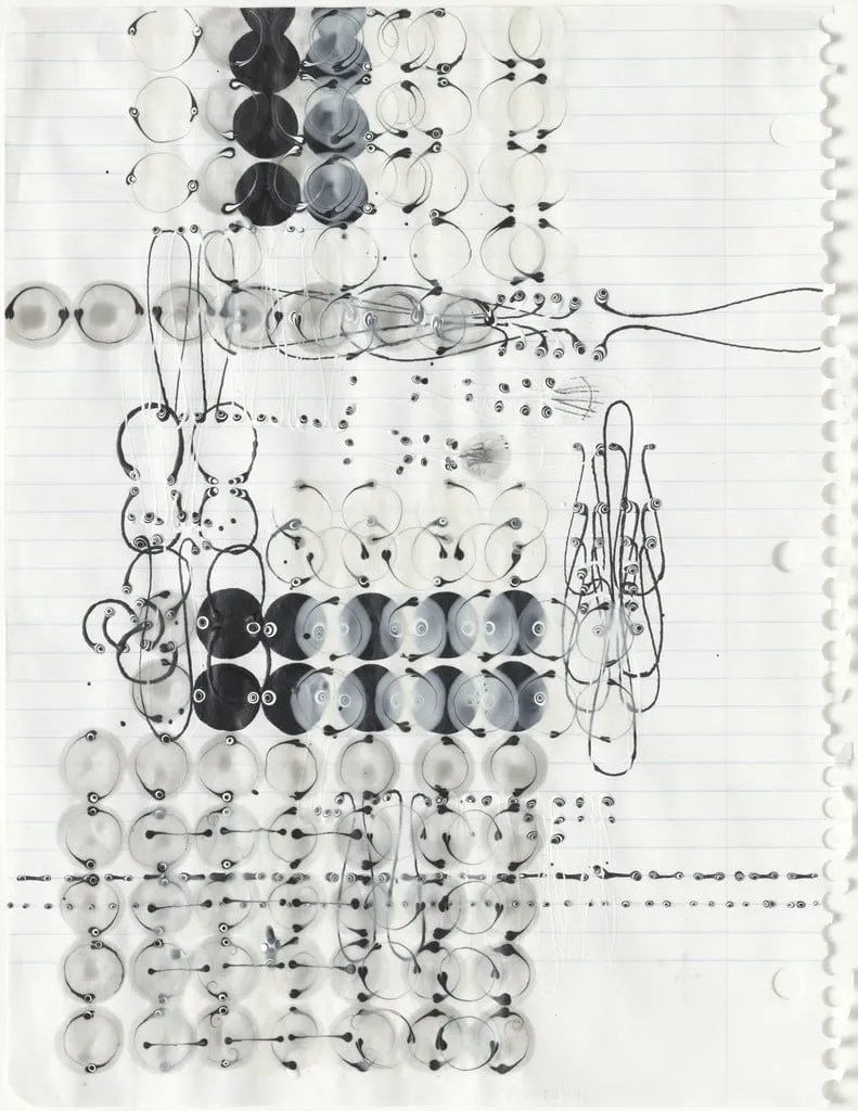 Untitled, by John Morris, paint, 2001