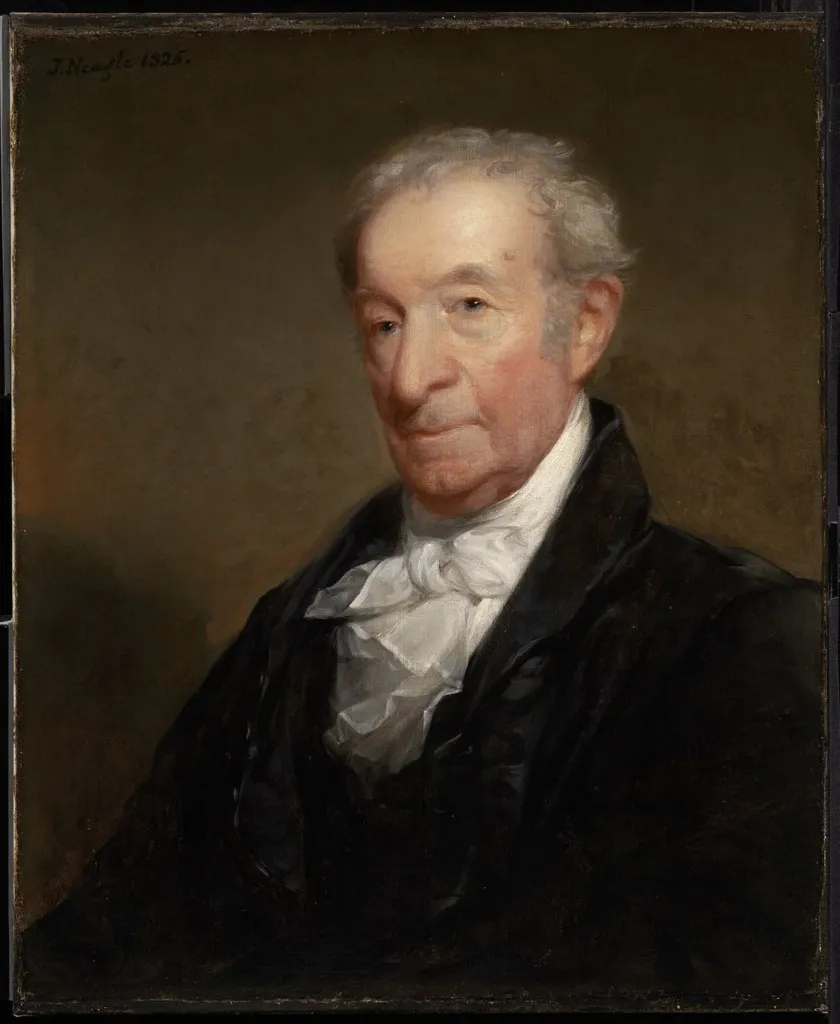 Gilbert Stuart, by John Neagle, oil, 1825
