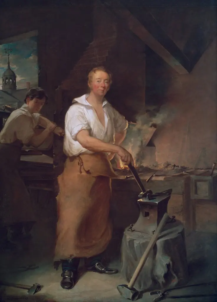 Pat Lyon at the Forge, by John Neagle