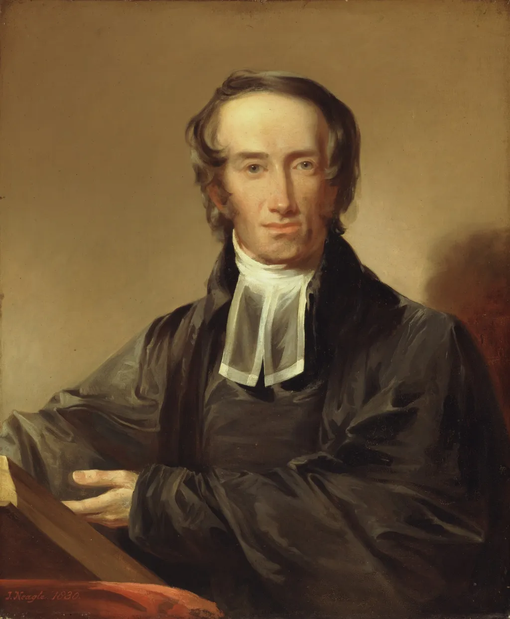 Reverend Gregory Townsend Bedell, by John Neagle, oil, 1830