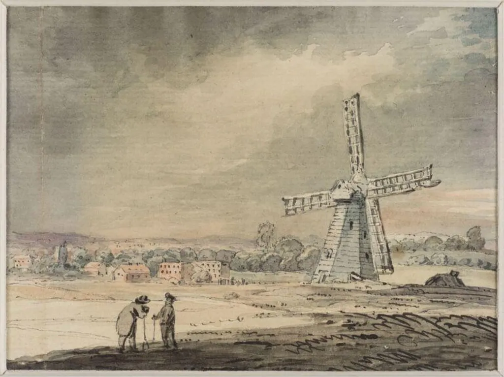 Untitled, by John Nixon, watercolor, 1801