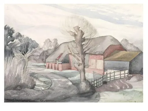 Farm Buildings, by John Northcote Nash