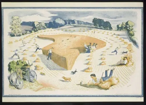 Harvesting, by John Northcote Nash