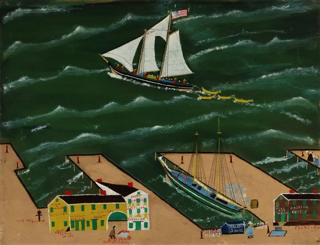 Fishermen Leaving for the Grand Banks, by John Orne Johnson Frost