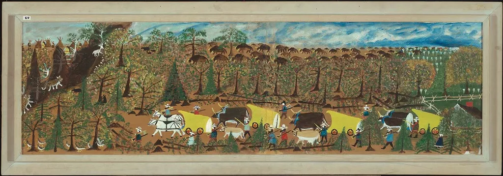 Pioneers Moving Westward, by John Orne Johnson Frost, unspecified, 1900