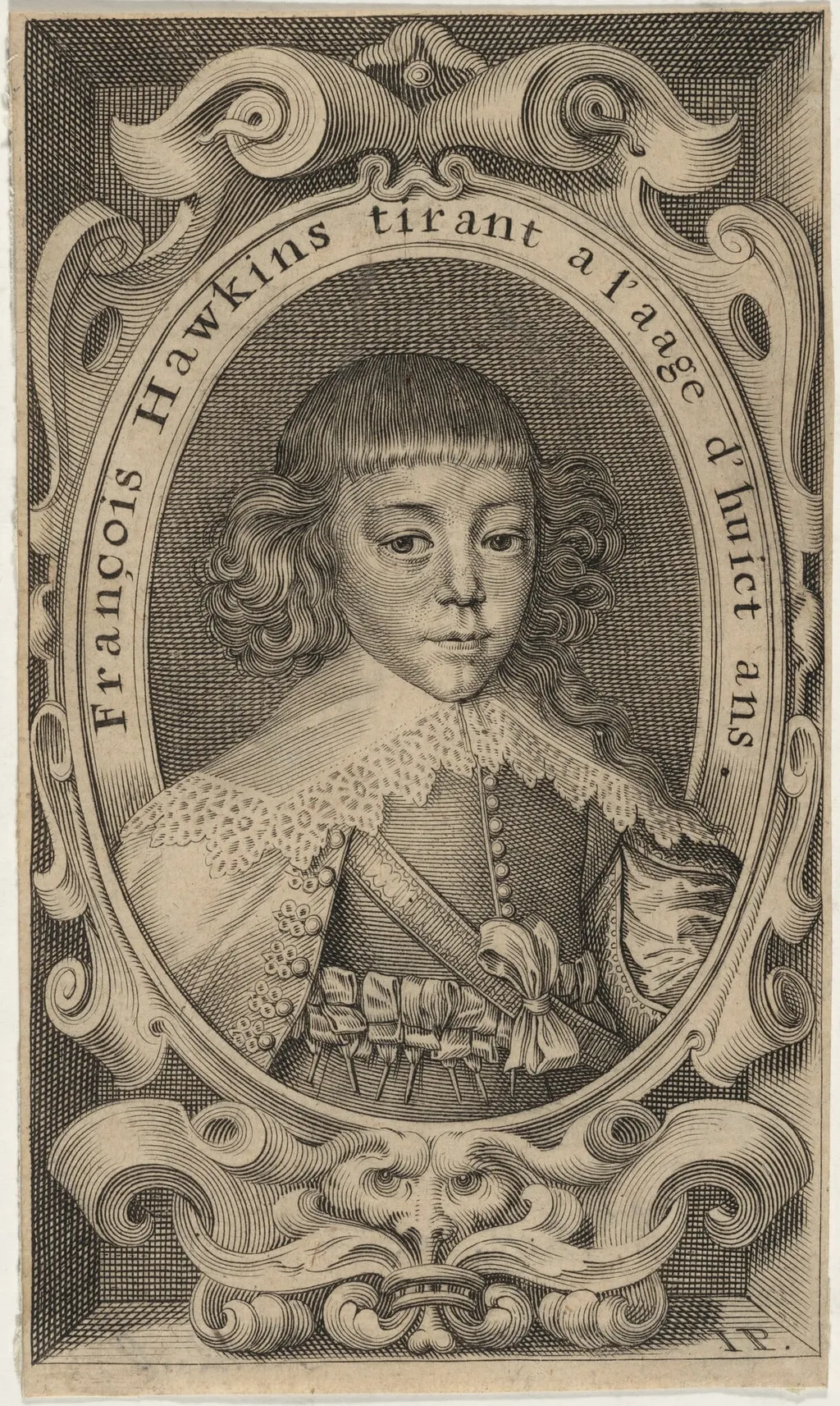 Francis Hawkins, Jesuit, by John Payne, ink