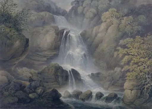 A Fall on the Mawddach near Dolgelly, by John Pearson