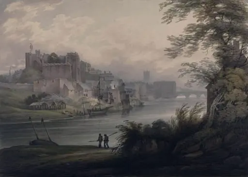 Chester from the river, by John Pearson
