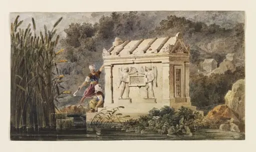 A Tomb in Lycia, Turkey, by John Peter Gandy