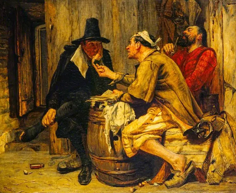 Cromwell's Saints, by John Pettie