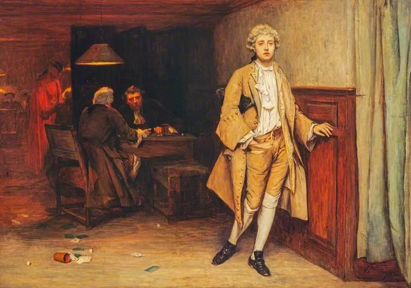 The Gambler's Victim, by John Pettie, oil, 1869